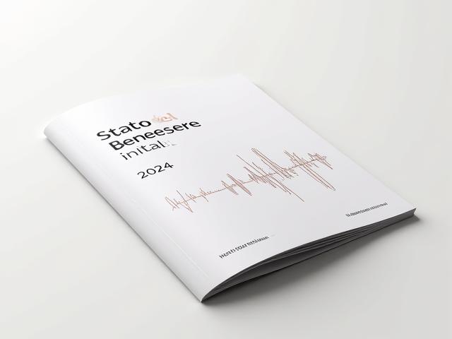 Copertina del report 'Stato del Benessere in Italia 2024'