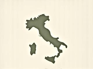 Contorno stilizzato della regione Puglia con dicitura Prossimamente